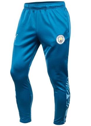 Оригинальные мужские спортивные штаны puma manchester city fc training pants. артикул: 772648-10. размер: m. manchester city fc (официальная лицензия)