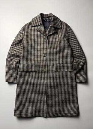 Жіноче вовняне пальто officine générale paris floriane check coat size 34