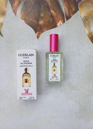 Цитрусові свіжі жіночі парфуми aqua allegoria mandarine basilic guerlain 60 мл з феромонами духи жіночі свіжі стійкі парфуми