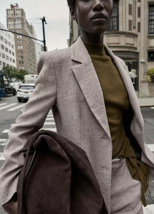 Новинка! жіночий текстурований піджак/блейзер/жакет від zara/зара.