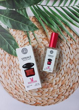 Шлейфові жіночі парфуми crystal noir versace 60 мл з феромонами жіночі духи версаче кристал ноір на осінь парфуми жіночі