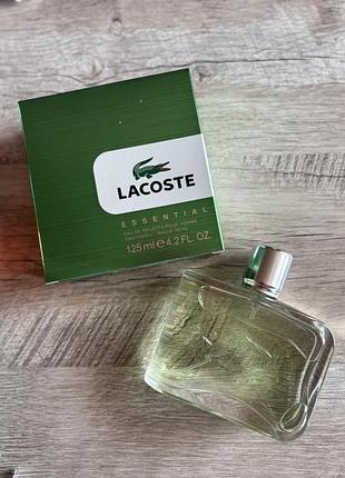 Туалетна вода lacoste essential 125 мл для чоловіків