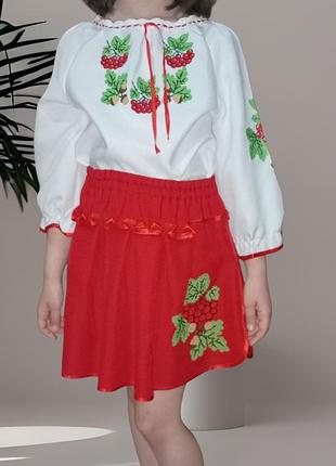 Вышиванка на девочку 6