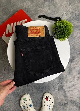 Продам мужские джинсы хлопковые черные levis 501 модель w32\l34 размер джинсовка