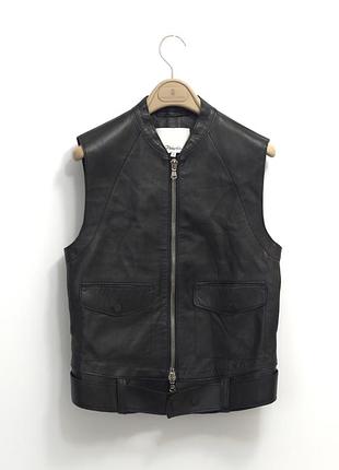 Безрукавка шкіряна phillip lim moncler