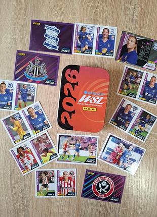 Колекційні картки panini barclays women's super league official sticker collection 2026