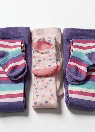 Набір дитячих колготок avenue baby, 3 пари, 86–92 см,для дівчинки