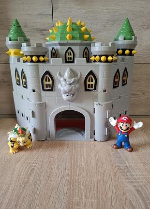 Ігровий набір маріо jakks pacific super mario deluxe bowser's castle playset