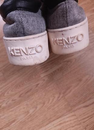 Сліпони жіночі kenzo сірі 4