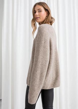 Вовняний, мохеровий светр h&m