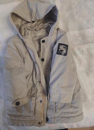 Дитяча куртка парка ,burberry 3