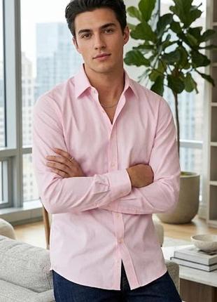 Супер-не потребує прасування приталена сорочка  uniqlo super non-iron slim fit р-р s