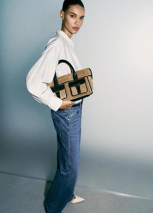 Сумка жіноча шкіряна zara new