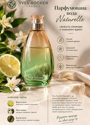 Парфумована вода yves rocher naturelle