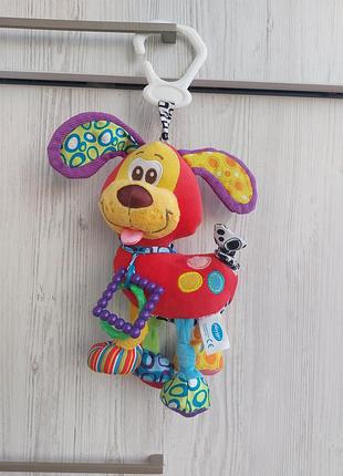 Іграшка підвіска playgro цуценя на коляску колиску автокрісло