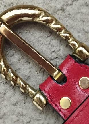 Винтажный кожаный ремень aigner 3