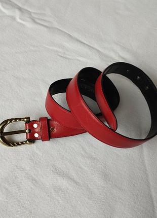 Винтажный кожаный ремень aigner