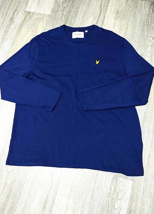 Мужской брендовый лонгслив lyle & scott , размер 3xl .