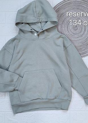 Худі для дівчинки 134 см reserved колір оливка