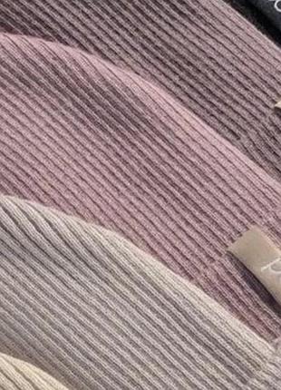 Шапка рубчик на девочку стиль zara