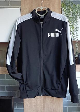 Puma олимпийка зепкая черная кофта спортивная бомбер