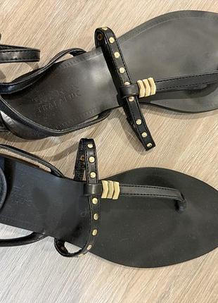 Босоніжки жіночі zara чорні, розмір 37