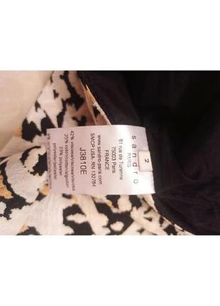 Кожаная юбка sandro paris 6