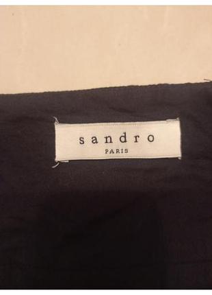Кожаная юбка sandro paris 5