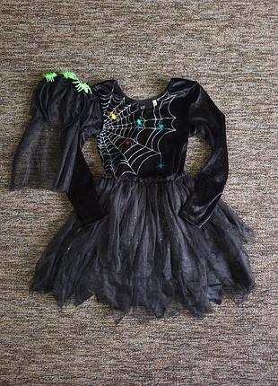 Карнавальное платье хелловин геловин от h&amp;m указано 6-8 лет