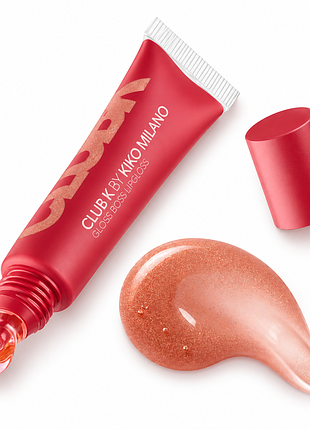 Блеск для губ kiko milano club k gloss boss lipgloss 04 it slaps - светлый теплый розовый (000200-04)