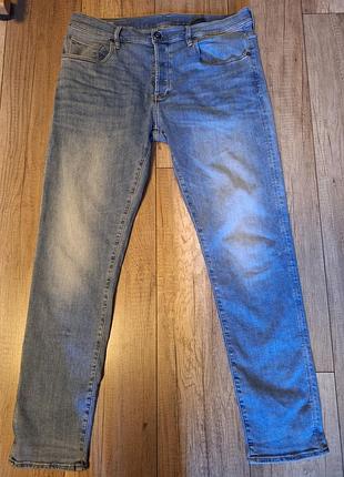 Джинси g-star raw 3301 slim, розмір w36 l32