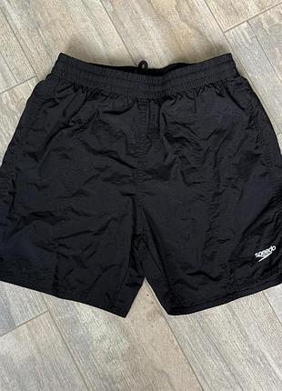 Плавки та купальні костюми для хлопчиків speedo шорти для купання чорні, розмір 10 (140)