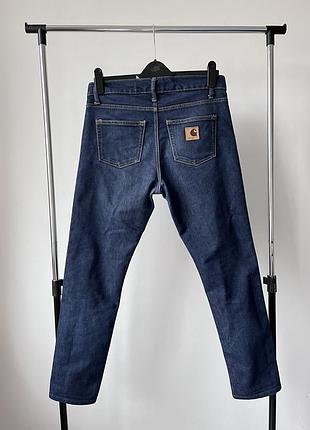 Джинси у синьому кольорі розмір w30 l30 carhartt wip rebel pant