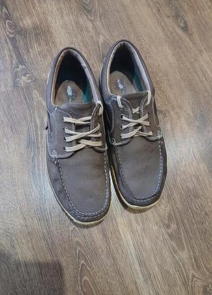 Продам чоловічі шкіряні мокасини бренду hush puppies