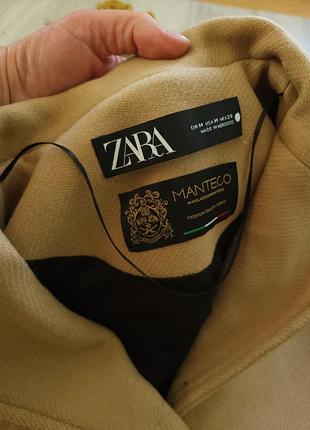 Пальто демосизоне zara.вовна 75%. 4