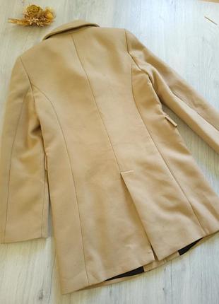 Пальто демосизоне zara.вовна 75%. 5