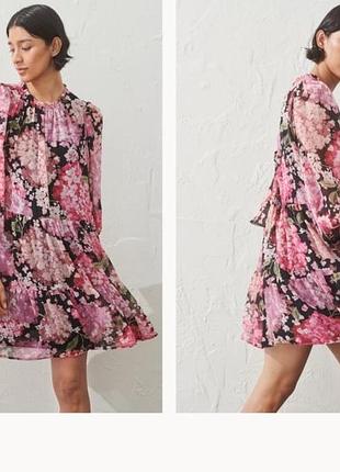 Сукня квітковий принт h&m