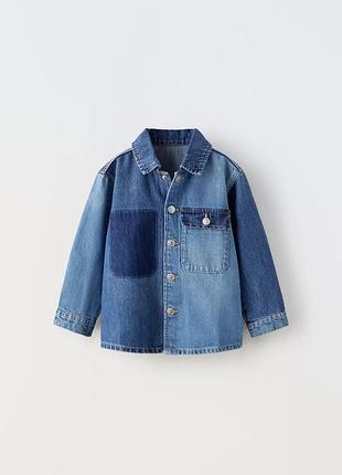 Розкішна джинсова сорочка zara