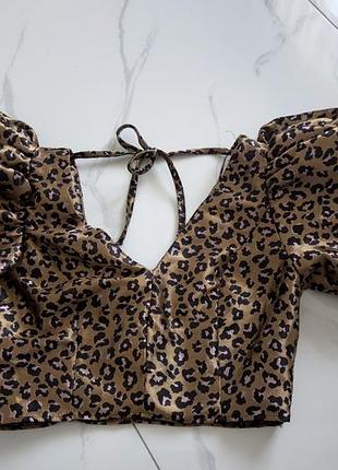 Топ жіночий topshop леопардовий