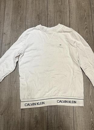Calvin klein чоловічі світшот оригінал білий світшот