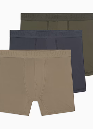 Труси боксери puma men's ultra soft boxers (3 pack)