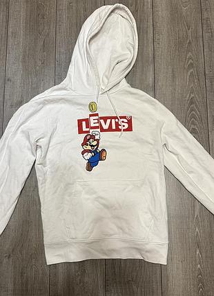 Levi’s білосніжно біле худі оригінал