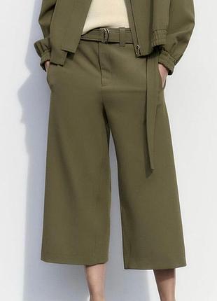 Кюлоти з поясом zara розмір м