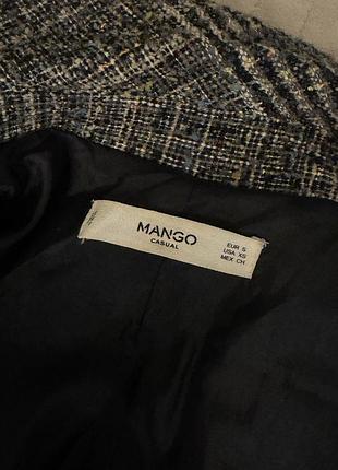 Жіноче пальто mango у клітинку 5