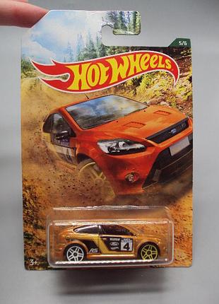 Машинка модель автомобиль hot wheels 09 ford focus rs 2009 оранжевый форд фокус No19065с