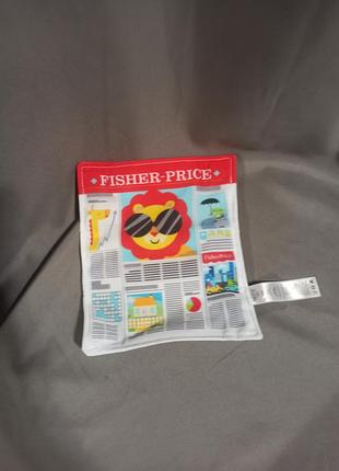 Мягкая шурхотка сенсорная «газета» (crinkle newspaper) из набора развивающих игрушек fisher-price on-the-go breakfast