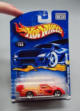 Машинка модель автомобіль hot wheels 2000 №148 pikes peak tacoma toyota 64 червона тойота №19066с
