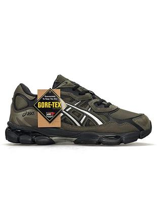 ❄️asics gel-nyc fur khaki black 2