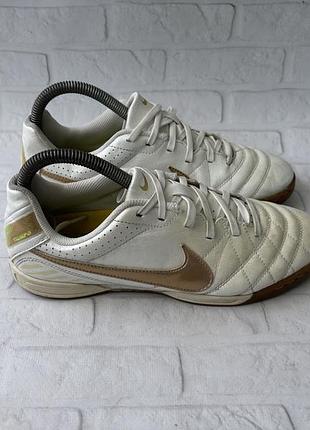 Детские кроссовки найк темно nike timempo size 37 размер футзалки бампы кроссовки оригинал