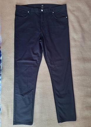 Чорні чоловічі джинси, брюки, штани h&m slim fit р.34
